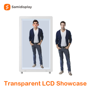 ตู้จอแอลซีดีโปร่งใสขนาด 86 นิ้ว พร้อมกล่องโฆษณาโฮโลแกรม 3 มิติแบบอินเทอร์แอคทีฟ <span class=keywords><strong>4K</strong></span> แสดงผลแบบเรียลไทม์ - Product Image 1