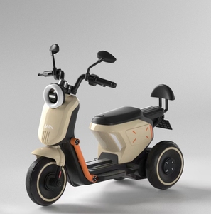 Mini moto <span class=keywords><strong>électrique</strong></span> à trois roues pour enfants, à batterie, avec éclairage LED, design en plastique, en promotion, pour jouet à enfourcher - Product Image 4