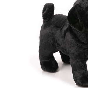 B201 commercio all'ingrosso OEM ODM <span class=keywords><strong>nero</strong></span> Pug peluche peluche cane di peluche personalizzato Eco Friendly ASTM F963 CPSC EN71 CE animali di peluche Pug - Product Image 4