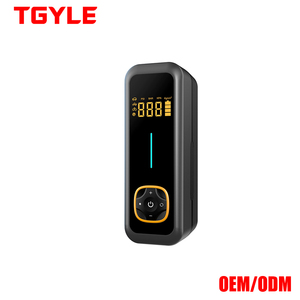 Tragbarer ABS-Reifenfüller mit Intelligenter Digitalanzeige 12V für Autos, Fahrräder & Elektrofahrzeuge mit Notlicht & USB-Ladefunktion - Product Image 1