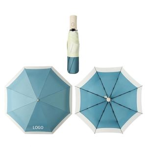 Paraguas Plegables Automáticos Promocionales al por Mayor, Personalizados con Logotipo, de 3 Pliegues, Portátiles, para Lluvia - Product Image 5