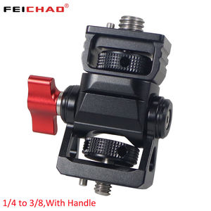 Mini soporte de aluminio ajustable para Monitor, soporte de cabeza esférica, montaje de trípode para <span class=keywords><strong>Gopro</strong></span> 13 12 11 10 para cámaras <span class=keywords><strong>Sony</strong></span> A7R3 para DJI RS2 - Product Image 4