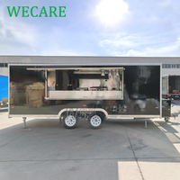 Wecare VIN China bar Mobile Kitchen Restaurant Ice Cream Food Truck Pizza Coffee Trailers Cuisine entièrement équipée à vendre en Europe