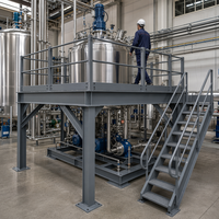 Base de réservoir mélangeur OEM personnalisée |   Fabrication en acier soudé robuste pour le support de réservoirs de stockage