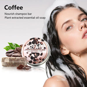 Nouvelle barre de shampooing en poudre de café biologique naturel pur shampooing <span class=keywords><strong>solide</strong></span> végétal pur riche en mousse savon anti-pelliculaire pour les mains - Product Image 6