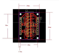 Carte d'isolation optocoupleur 12V 8 canaux Module d'isolation de déclenchement de haut niveau Amplificateur de phase positive Carte PCB 50mA