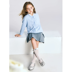 Zapatos de Ballet Mary Janes para Niñas Hzbc OEM ODM - Parte Superior de Microfibra Iluminada Bordada, Cierre de Velcro, Suela de Goma Antideslizante - Product Image 4