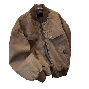 <b>Mens</b> Thick Cotton Filled Polyester <b>Jacket</b> Warm Durable Winter Outerwear - Product Image 1