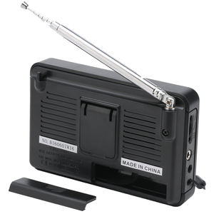 <span class=keywords><strong>Radio</strong></span> portátil pequeña de alta sensibilidad FM/AM/SW de 3 bandas Con altavoz incorporado Conector para auriculares Antena de metal Uso de emergencia - Product Image 2
