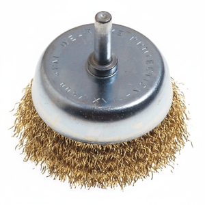 Spazzola a tazza in filo di acciaio da 70 mm con gambo 485.00 pennelli per la pulizia PG - Product Image 1