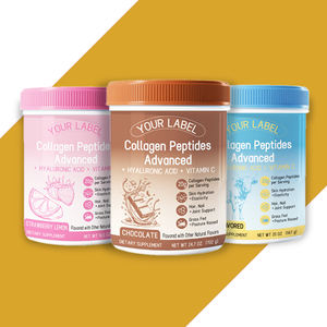 Kunden spezifisches Schokoladen aroma Hydrolysiertes Kollagen peptid Pulver Einfaches Mischen von Nährstoffen Typ <span class=keywords><strong>1</strong></span> <span class=keywords><strong>3</strong></span> Kollagen protein zusatz - Product Image 4