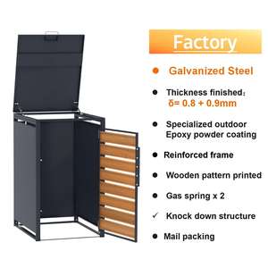 Contenedor de <span class=keywords><strong>Basura</strong></span> para Exteriores con Precio de Fábrica, Contenedor de <span class=keywords><strong>Basura</strong></span> <span class=keywords><strong>Extensible</strong></span> Resistente a la Oxidación con Marco Reforzado - Product Image 3