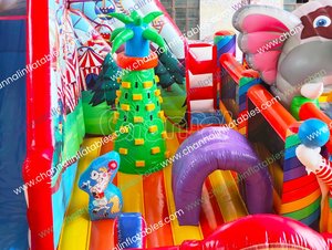 Castillo Inflable Gigante Comercial con Tobogán y Burbuja para Niños, Ideal para Actividades de Juego al Aire Libre - Product Image 2