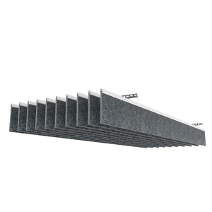 Panneaux acoustiques en PET pour absorption sonore, diffuseurs de plafond rectangulaires, dalles écologiques, déflecteurs de plafond insonorisants suspendus - Product Image 1