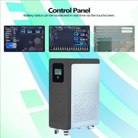 Batería de Litio-Ferrofosfato (LiFePO4) de 48V 51.2V 300Ah 15KWh para Almacenamiento de Energía Móvil, Carga Rápida, para Respaldo de Energía Solar en el Hogar