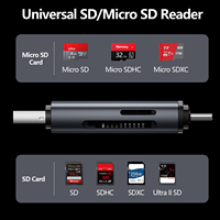 Lector de tarjetas USB C y 480 Hub OTG con ranura SD/TF, adaptador de transferencia de datos de alta velocidad de Mbps para ordenador portátil, PC, MacBook