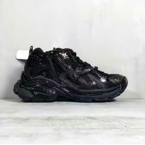 Luxury Fashion Trend Breathable Lace-<b>up</b> Soft Soled Cushioned Running Shoes Mesh Fabric Lightweight Sneakers Balenciages EVA - Product Image 4