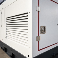 Groupe électrogène diesel insonorisé 100 kVA pour alimentation de secours industrielle LINGGE Triphasé 400 V 50/60 Hz avec ATS