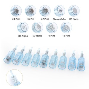 Hadiyah Beauty 12/36/Agujas de Nanotubos <span class=keywords><strong>Dr</strong></span>. Herramienta de belleza <span class=keywords><strong>Pen</strong></span> <span class=keywords><strong>X5</strong></span> para difuminar líneas finas, maquillaje permanente con microagujas - Product Image 2