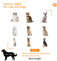 Cage d'hospitalisation pour animaux de compagnie en acier inoxydable, multicouche, de luxe, classique, pour chats et chiens, boîte de rangement temporaire respirante