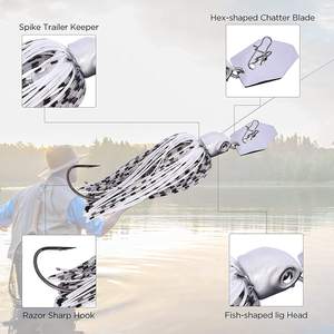 Cebo de Metal duro Multicolor para pesca, señuelo de gato, <span class=keywords><strong>martillo</strong></span>, plantilla Bladed, gran oferta de Amazon - Product Image 3