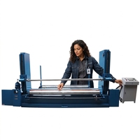 Machine automatique de découpe de mousse CNC à couteau annulaire, équipement de découpe en rouleau, contrôle PLC, 380V 50Hz