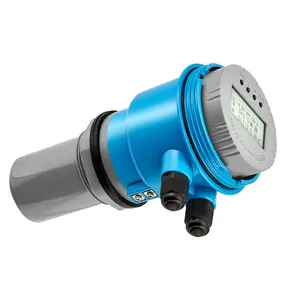Sensor de nível ultrassônico RS485 Modbus 4-20mA 0-5V para monitoramento de líquidos de água de tanque de piscina de rio, transmissor de saída com certificação CE 15M