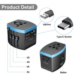 Dongyi Quốc tế Du lịch thế giới <span class=keywords><strong>Adapter</strong></span> tường Sạc Loại C điện cắm ổ cắm <span class=keywords><strong>Adapter</strong></span> với AC DC đầu vào OVP OCP OTP - Product Image 6