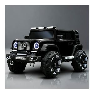 รถยนต์เด็กนั่งขับ TOYSRUNNER MS-801 พร้อมไฟ LED คู่ 390 ดวง ลายเส้นข้างตัวรถ แบตเตอรี่ 12V7Ah ระบบเสียงเพื่อการเรียนรู้สำหรับเด็กเล็ก ควบคุมอิสระ คู่ - Product Image 1