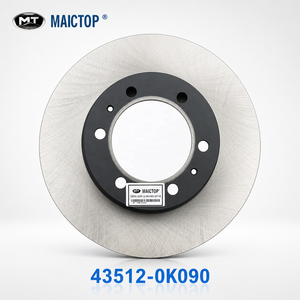 Maictop OEM <span class=keywords><strong>43512</strong></span>-<span class=keywords><strong>0K090</strong></span> Disco de Freno Delantero para Toyota Hilux Revo Fortuner, Proveedor Mayorista de Repuestos de Frenos - Product Image 1