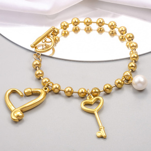 Demandez le catalogue <span class=keywords><strong>U</strong></span> <span class=keywords><strong>N</strong></span> Beads Bracelets <span class=keywords><strong>O</strong></span> Fashion <span class=keywords><strong>De</strong></span> <span class=keywords><strong>50</strong></span> Heart Lock Key Dragonfly Shape Stainless Steel Jewelry Factory Price - Product Image 4