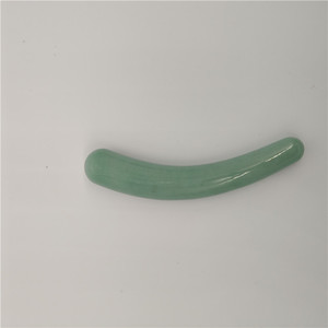 Varinhas de massagem aventurina natural, verde, jade, cristal curvo, brinquedo yoni para adulto - Product Image 6
