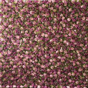 Popolare rosa artificiale fiore rosa parete sfondo evento di nozze decorazione della fase di festa 3D