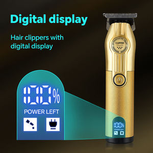 Kit Profesional 3 en 1 para Barbería, Recortadora de <span class=keywords><strong>Pelo</strong></span>, Afeitadora de Lámina de Acero Inoxidable para Hombres, con USB, Suministrado por China - Product Image 2