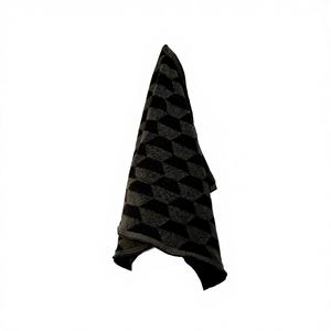 Serviette de bain et de toilette rectangulaire en coton biologique 100% équitable, écologique, antimicrobienne, à motif imprimé, jetable - Product Image 1