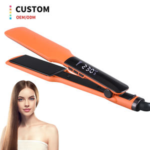 Calentador de 45mm, fabricante de alisador de pelo infrarrojo, alisador de pelo grande, cree su propia marca, <span class=keywords><strong>plancha</strong></span> plana - Product Image 1