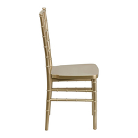 Chaises Chiavari en Résine Or Démontables, Épaisses, Commerciales, Empilables, pour Hôtels, Événements et Mariages – Vente en Gros