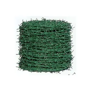 PVC Coated Barbed Wire Mesh/Stainless Steel Barb Wire/ Barbed wire roll