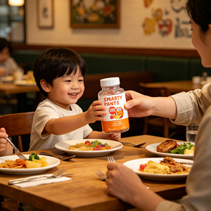 Smarty Pants Gummies multivitaminés pour enfants avec Oméga 3 <span class=keywords><strong>DHA</strong></span>/EPA, Vitamines D3, C, B12, B6, A, K et Zinc, saveurs fruitées, 60 gummies - Product Image 3