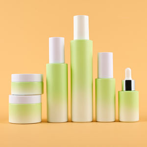 Ensemble de pots de crème pour soins de la peau vides de luxe de 15 30 g 60 100 120 200 ml, emballage en verre, flacon de sérum cosmétique, flacon de toner avec pompe pulvérisateur - Product Image 6