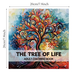 <span class=keywords><strong>Livre</strong></span> de coloriage pour adultes Mandala Arbre Plante Fleur 24 Graffiti <span class=keywords><strong>Aquarelle</strong></span> Illustration créative Papier - Product Image 2