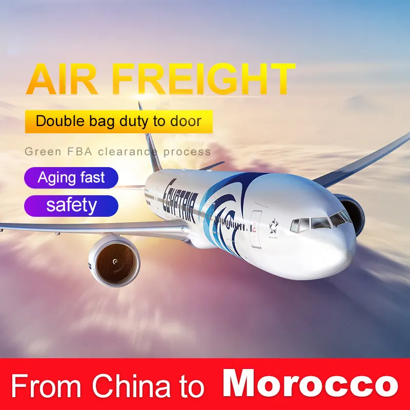 China logistics forwarder air freight shipping agent shipping china to morocco with door to door service