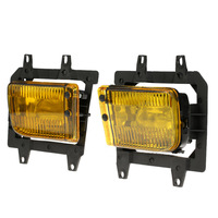 Paire de phares antibrouillard avant gauche et droit Kit de lentilles en plastique Transparent pour BMW E30 série 3 1985-1993