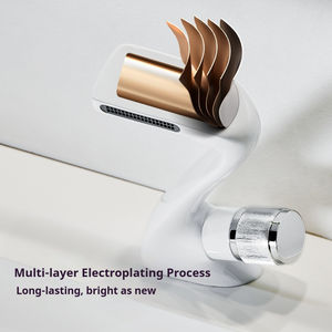 Robinet <span class=keywords><strong>de</strong></span> lavabo cascade à bec <span class=keywords><strong>cygne</strong></span> <span class=keywords><strong>de</strong></span> luxe, à un seul trou et à un seul levier, pour lavabo <span class=keywords><strong>de</strong></span> salle <span class=keywords><strong>de</strong></span> bain, robinet <span class=keywords><strong>de</strong></span> lavabo, robinet <span class=keywords><strong>de</strong></span> mélangeur - Product Image 5