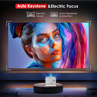 Smart Android Google TV FHD 1080P 2.4 & 5G WIFI haute luminosité mise au point automatique LCD LED vidéo Home cinéma projecteur