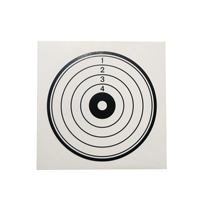 Cible de tir à billes de type balle, murale, 17*17cm, durable, économique, avec cibles en papier pour carabine à air comprimé, 100 feuilles par boîte