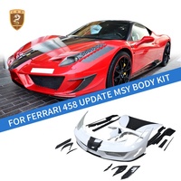 Kit carrosserie modifié MSY Style pour Ferrari 458 Italia Spider : pare-chocs avant, ailes, capot, jupes latérales – Kits complets pour voiture