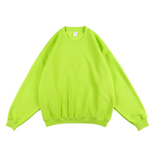 Số lượng lớn bán buôn combed bông trống Áo nỉ Đồng bằng màu xám người đàn ông quá khổ nặng trọng lượng áo - Product Image 5