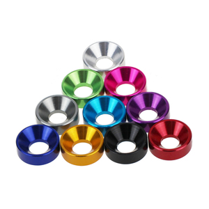 Số liệu Đế Quốc chất lượng tốt Lớp 5 Lớp 2 gr2 GR5 Titan Anodized đầy màu sắc hình nón mặt máy giặt hình cầu máy giặt hình nón ghế - Product Image 4