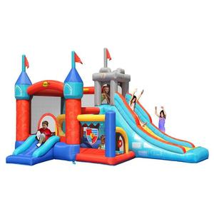 Château gonflable de football pour la Journée sportive des enfants, avec toboggan, pour usage commercial et domestique, idéal pour les soirées et les villas, haute performance - Product Image 6